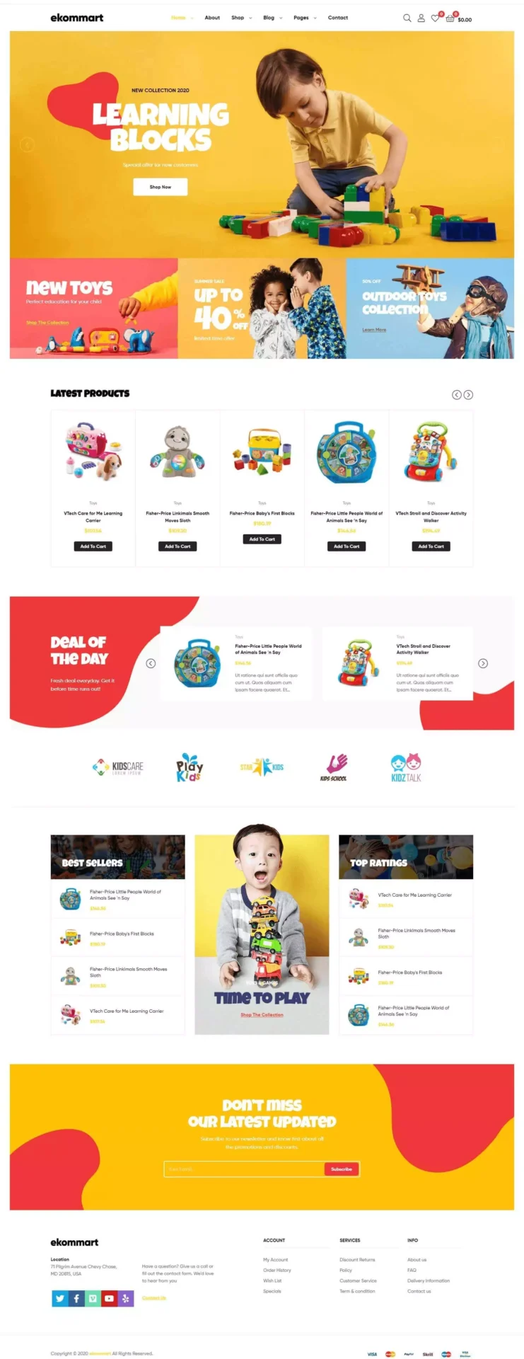 Responsive WordPress website design mockup