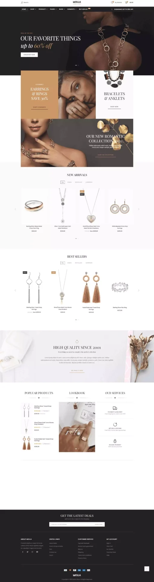 Responsive WordPress website design mockup